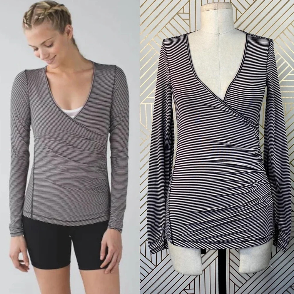 Lululemon Sunset Salutation Striped Long Sleeve